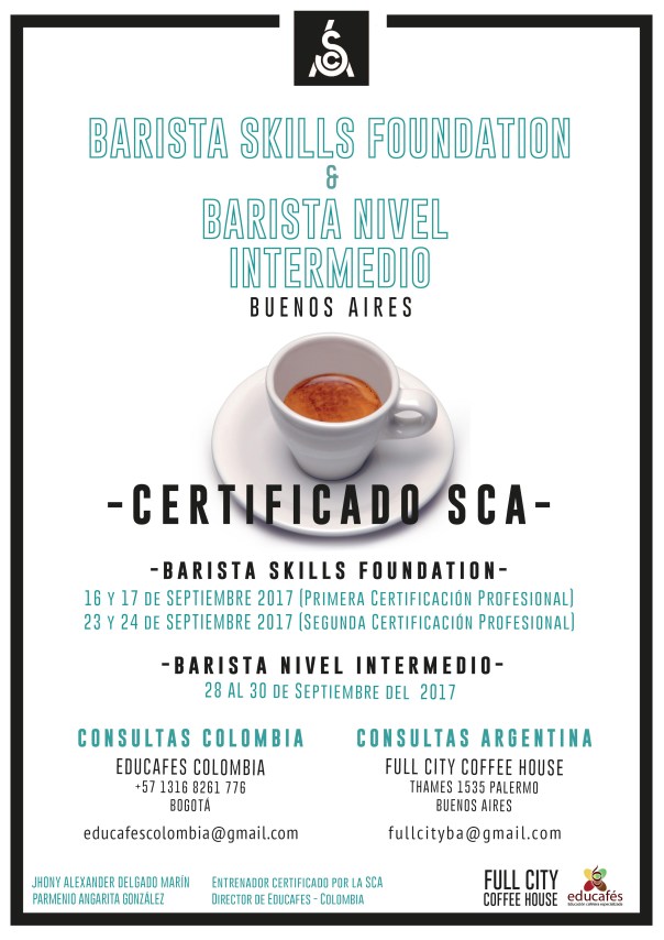 BARISTA SKILL COMPLETO